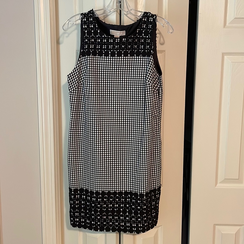NWT Michael Kors black/white shift Size 6